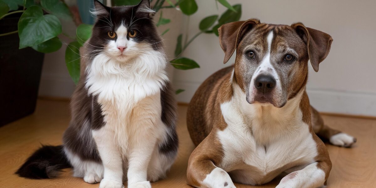 Despedida tranquila de una mascota en casa junto a su familia