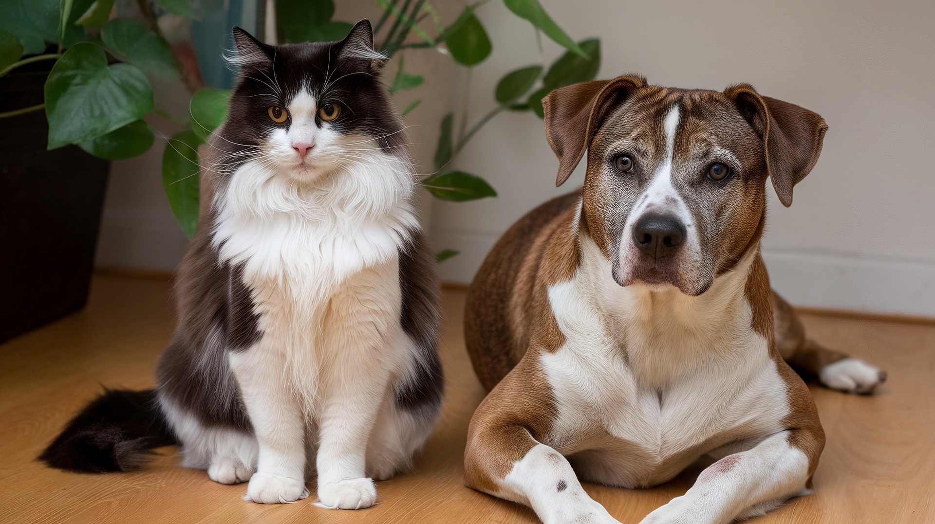 Despedida tranquila de una mascota en casa junto a su familia
